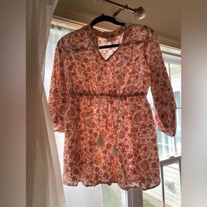 Isabel maternity tunic topic, lightweight and flowy , tassels